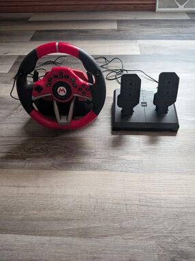 Nintendo Switch Mario Kart Racing Wheel Pro Deluxe By Hori